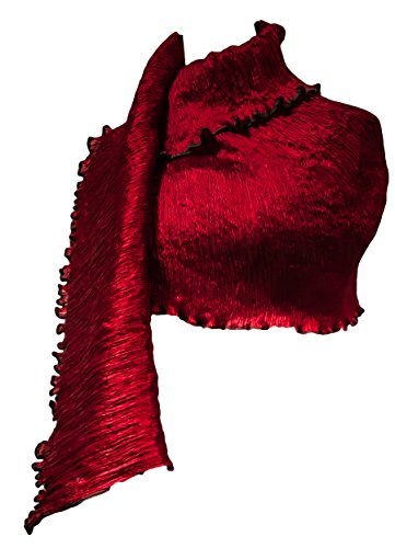 Indulge in Luxury with Our Pure Silk Large Pleated Scarf in Stunning Colors