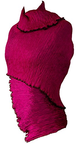 Indulge in Luxury with Our Pure Silk Large Pleated Scarf in Stunning Colors