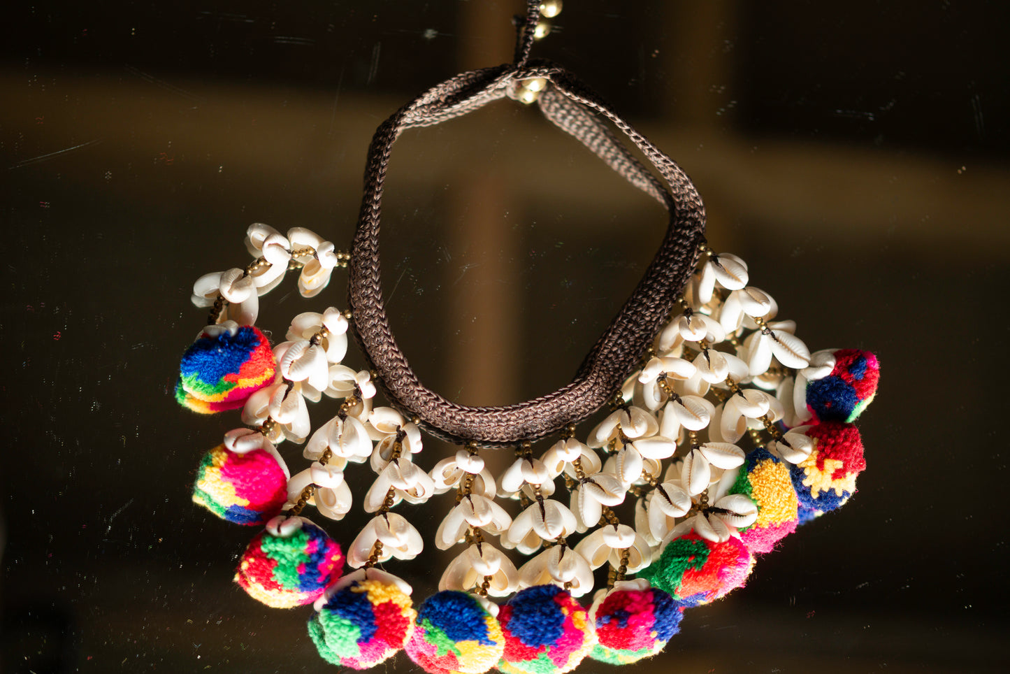 Tribal Large Necklaces Large statement ethnic stone necklace for women