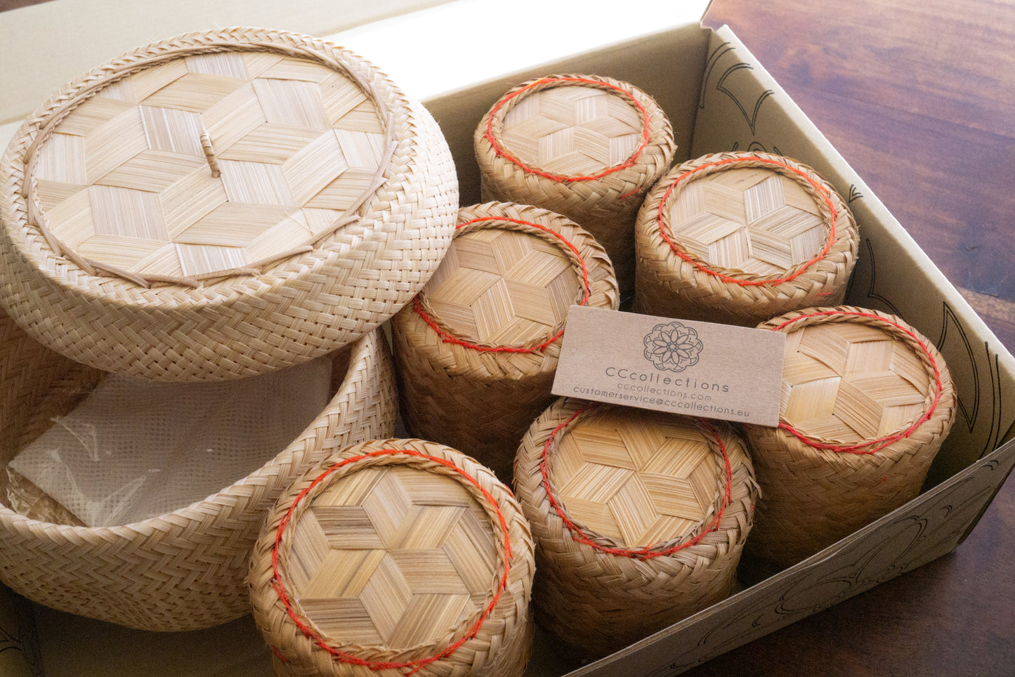 Bamboo Sticky Rice Basket