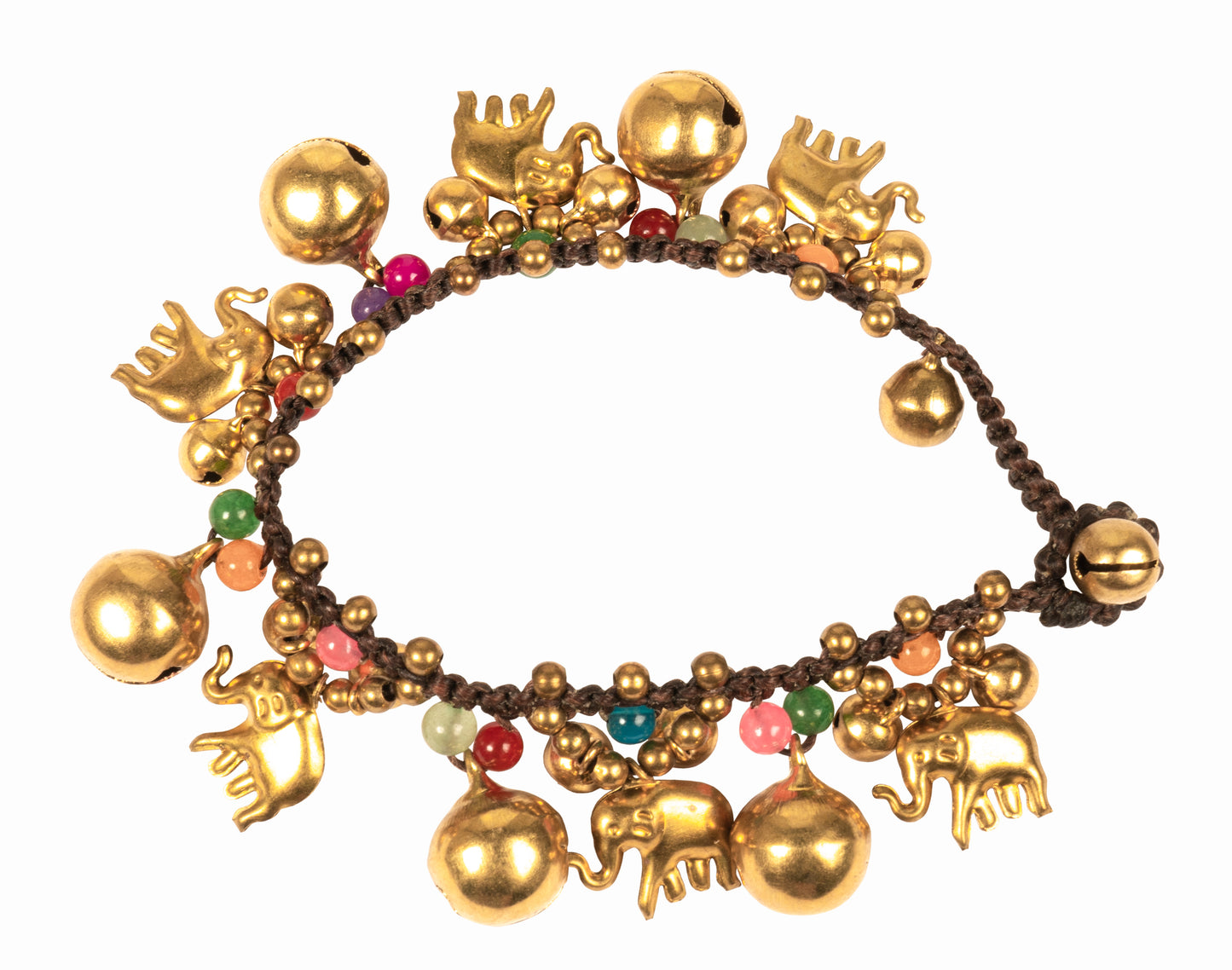 CCcollections Bohemian Bead Bracelet with Bell Fastening Multiple Variations Including Real Pearls - CCCollections