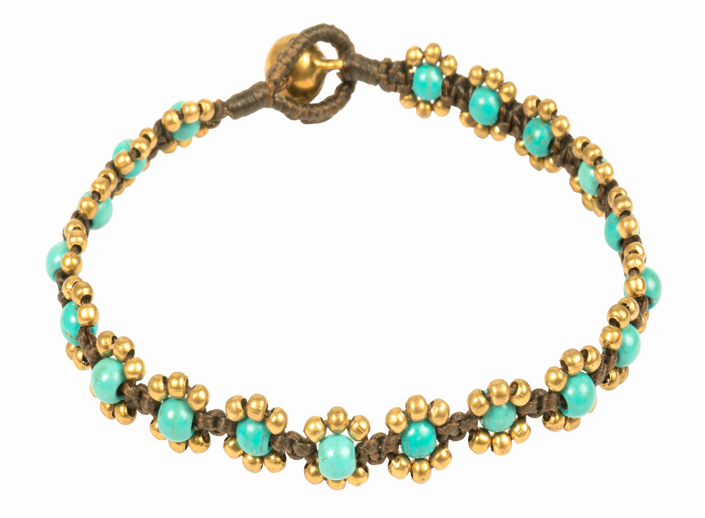CCcollections Bohemian Bead Bracelet with Bell Fastening Multiple Variations Including Real Pearls - CCCollections