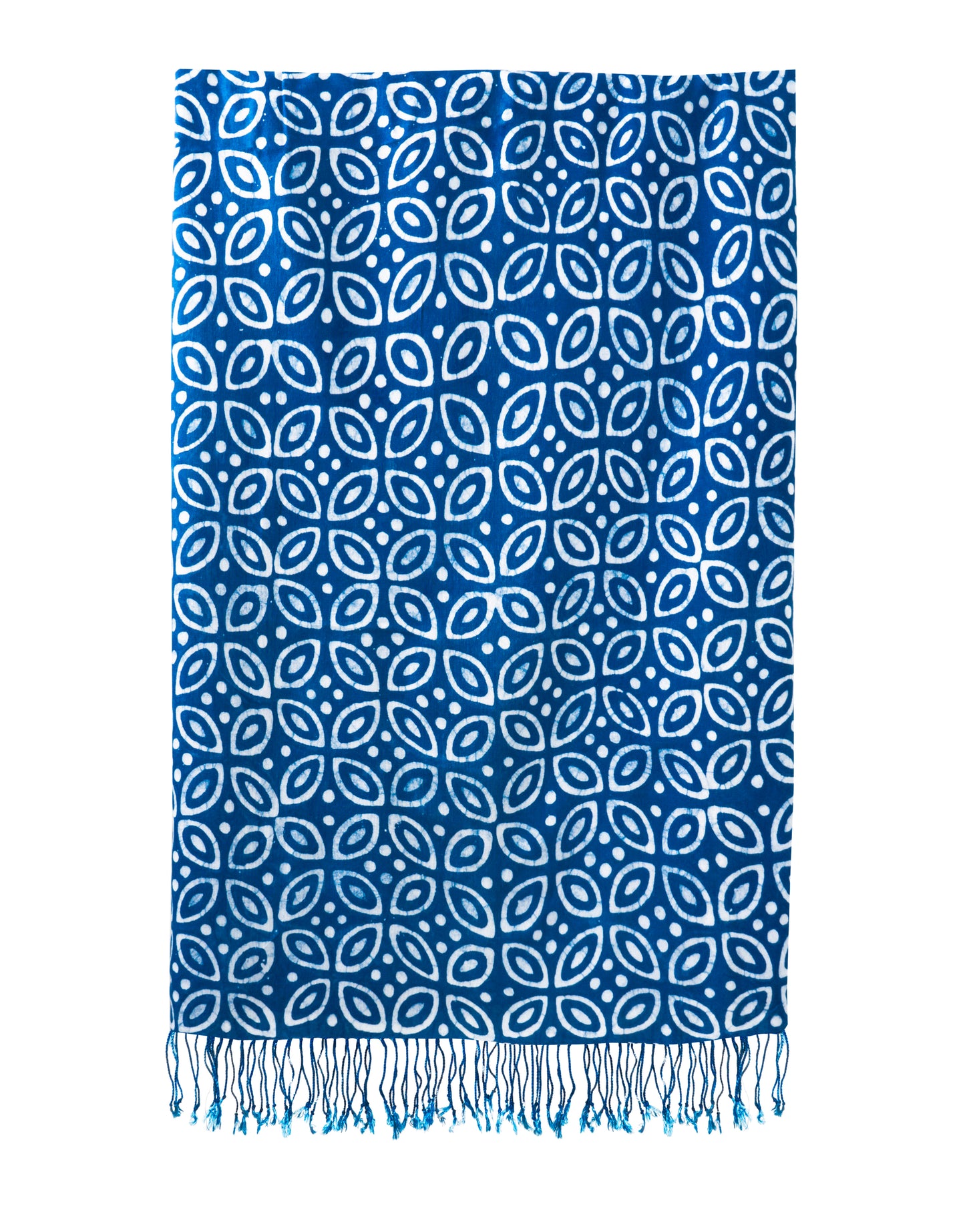 Natural Dyed Thai Indigo Handmade Silk Scarf - CCCollections