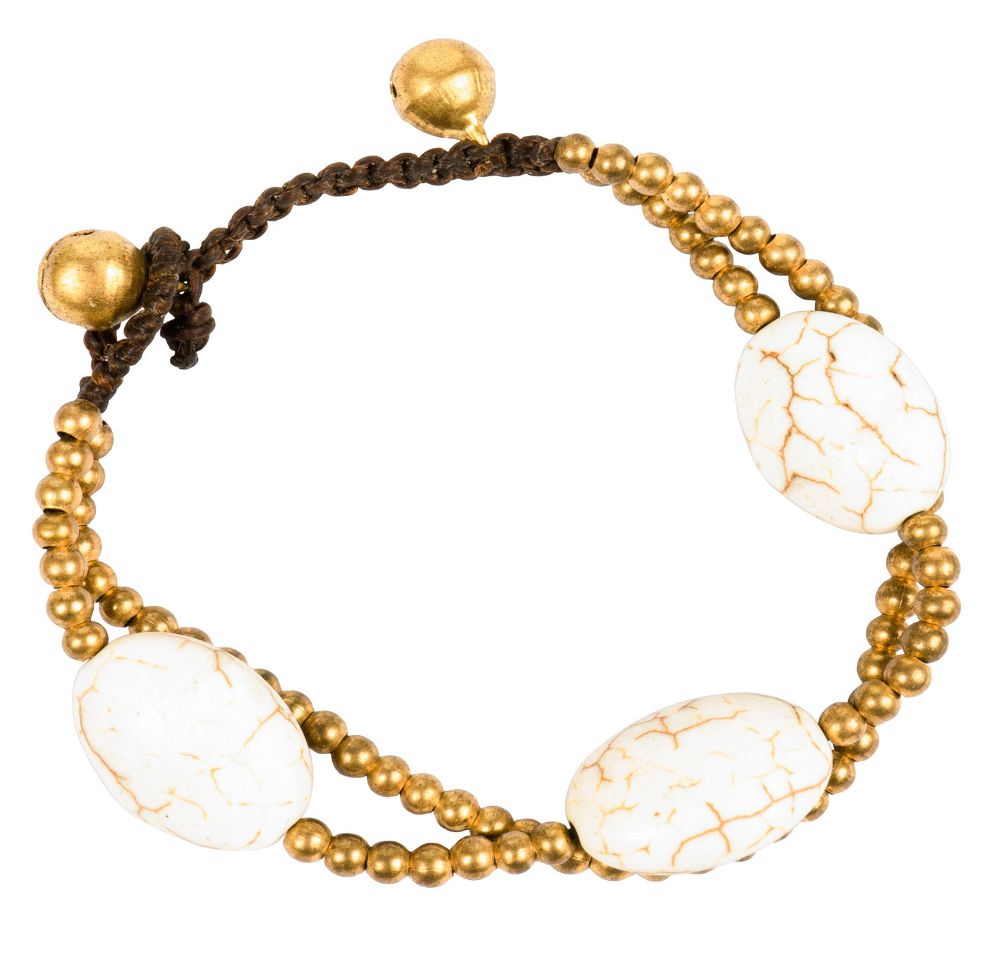 CCcollections Bohemian Bead Bracelet with Bell Fastening Multiple Variations Including Real Pearls - CCCollections