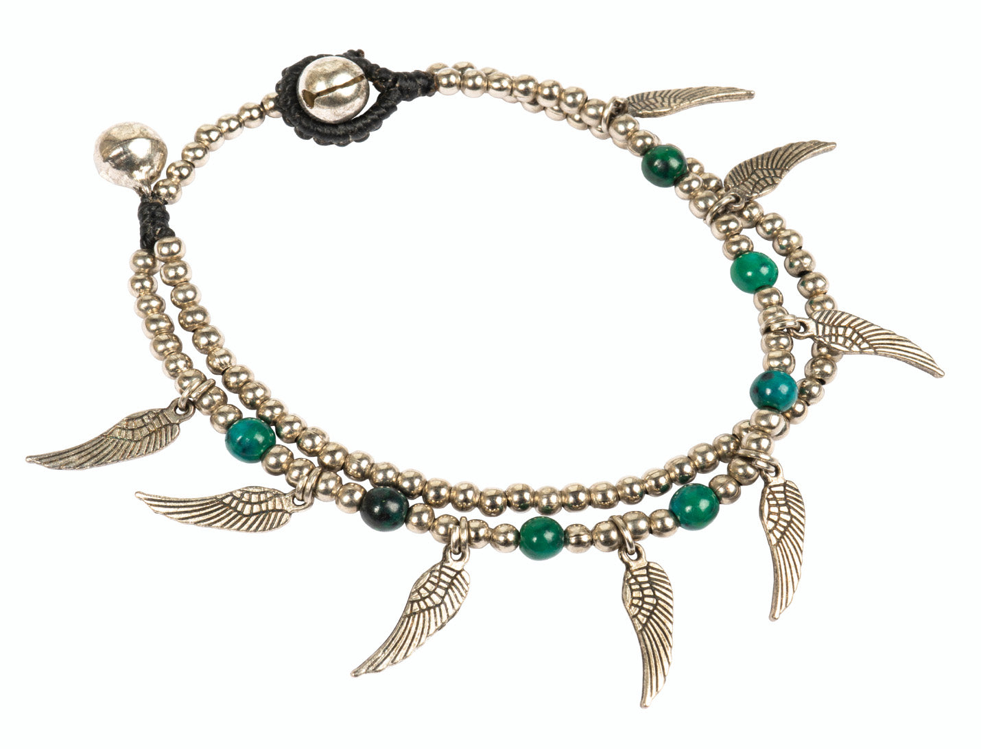CCcollections Bohemian Bead Bracelet with Bell Fastening Multiple Variations Including Real Pearls - CCCollections