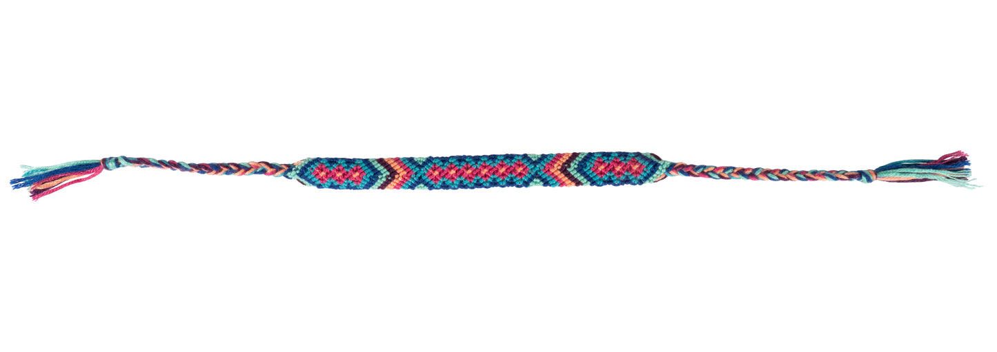 Handmade Friendship Bracelets - Vibrant Fabric Bracelets for Celebrating Friendship - CCCollections