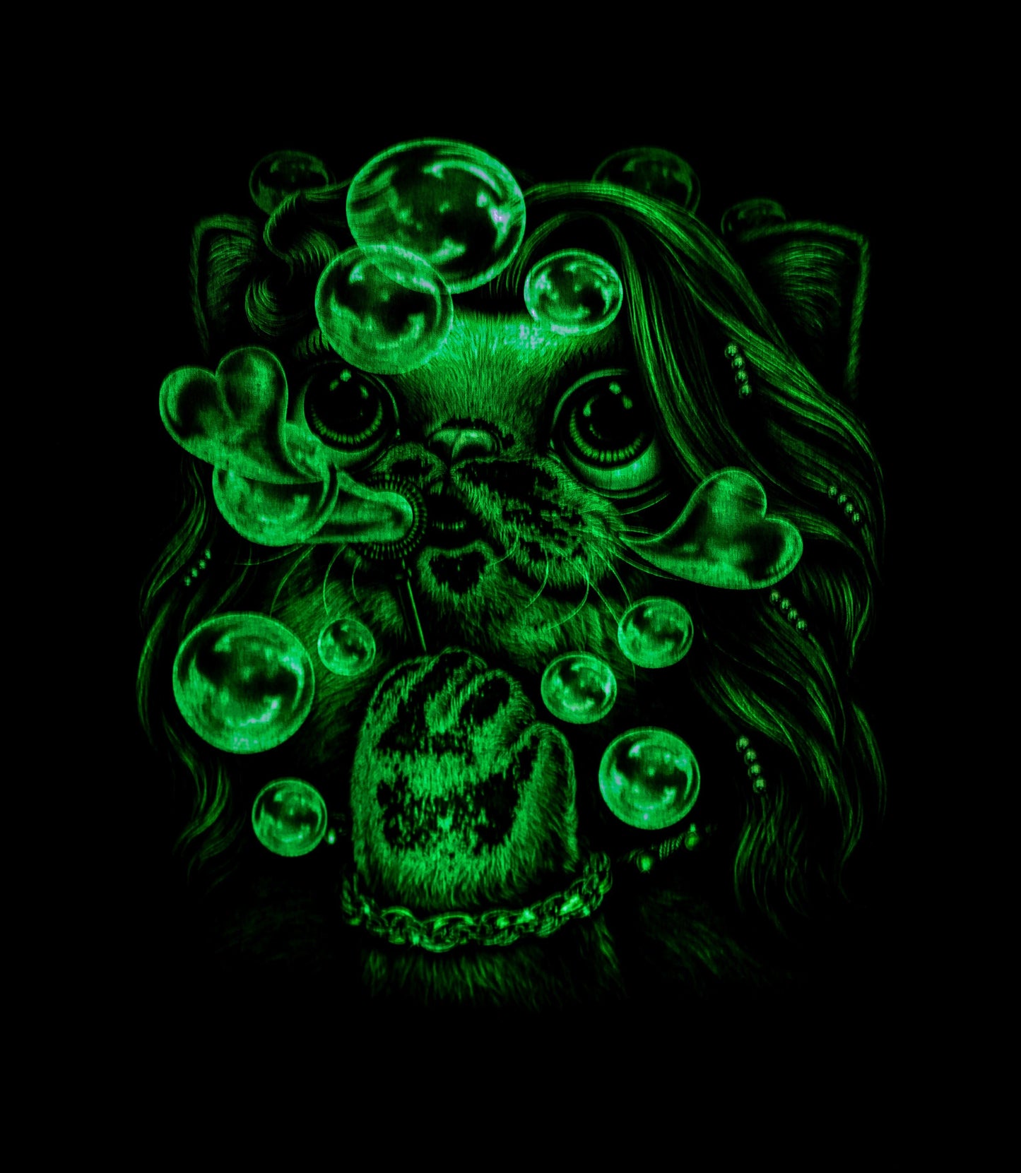 T-shirt 3D GLOW IN DARK HIGH QUALITY animal Printed unisex Tees - CCCollections