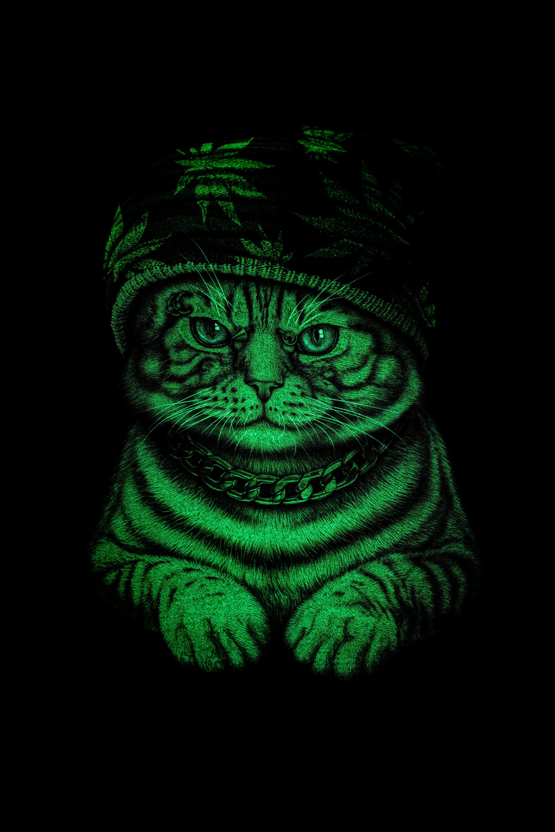 T-shirt 3D GLOW IN DARK HIGH QUALITY animal Printed unisex Tees - CCCollections