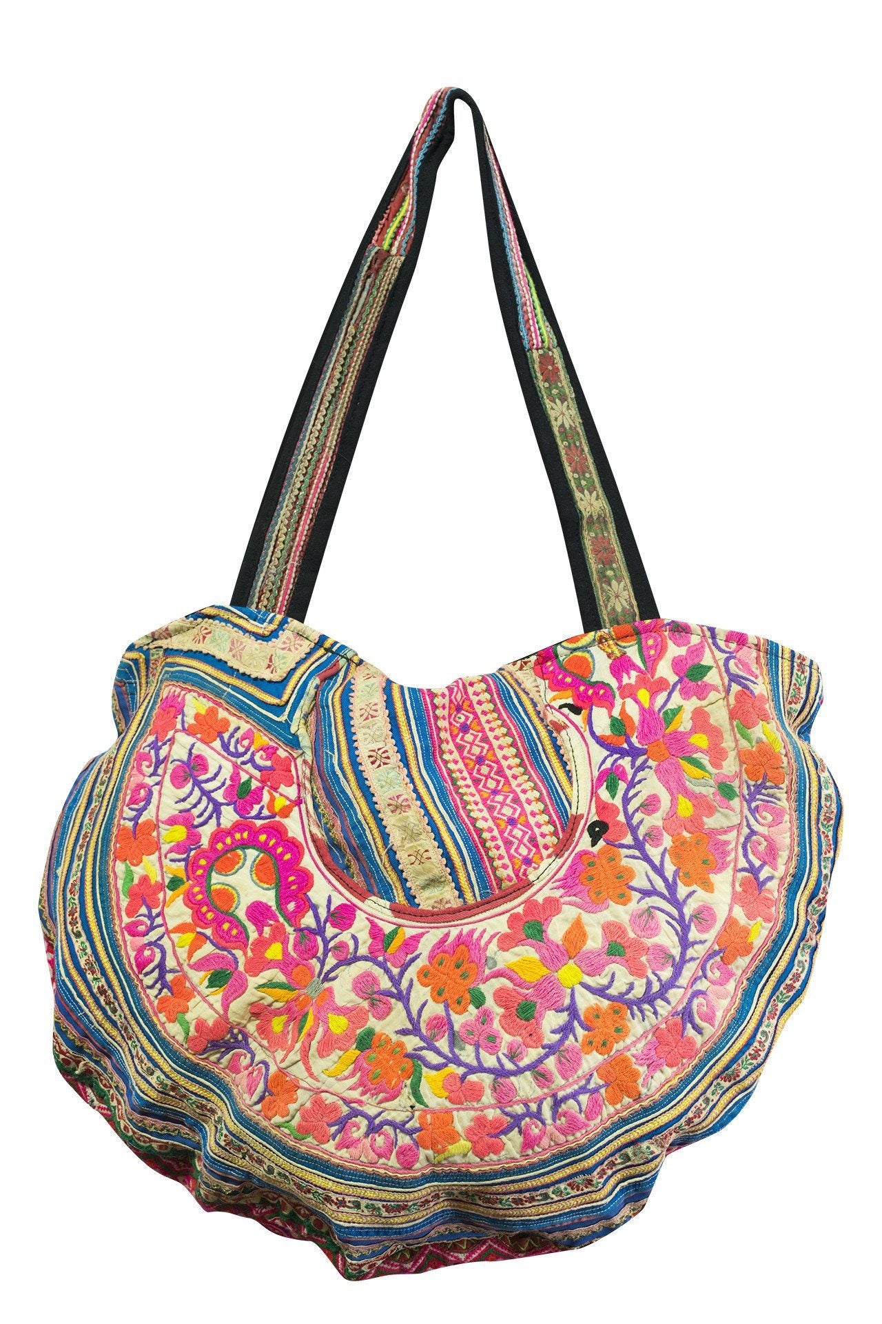 Hill tribe Vintage Collar handmade handbag (SA) - CCCollections