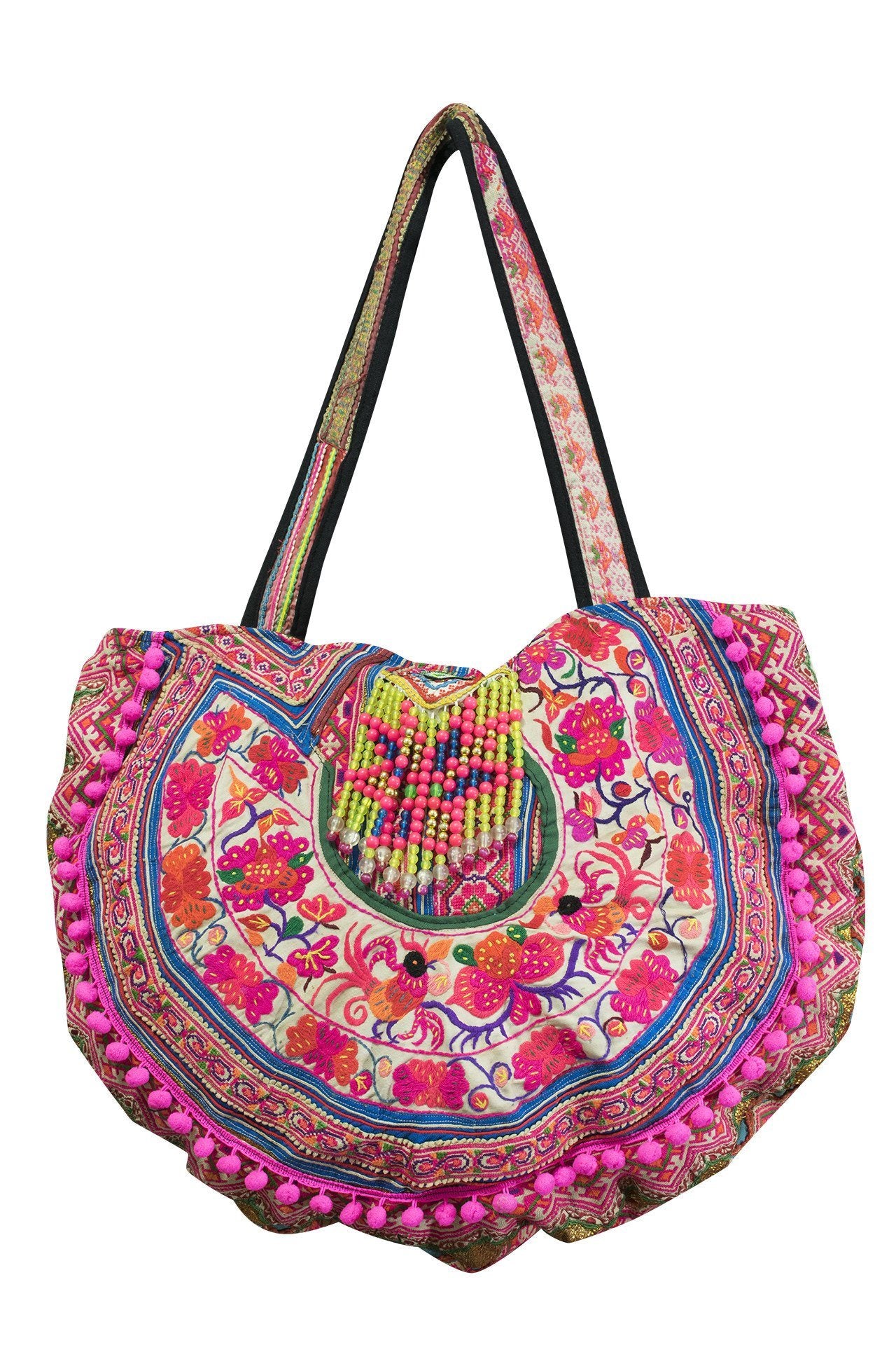 Hill tribe Vintage Collar handmade handbag (SA) - CCCollections