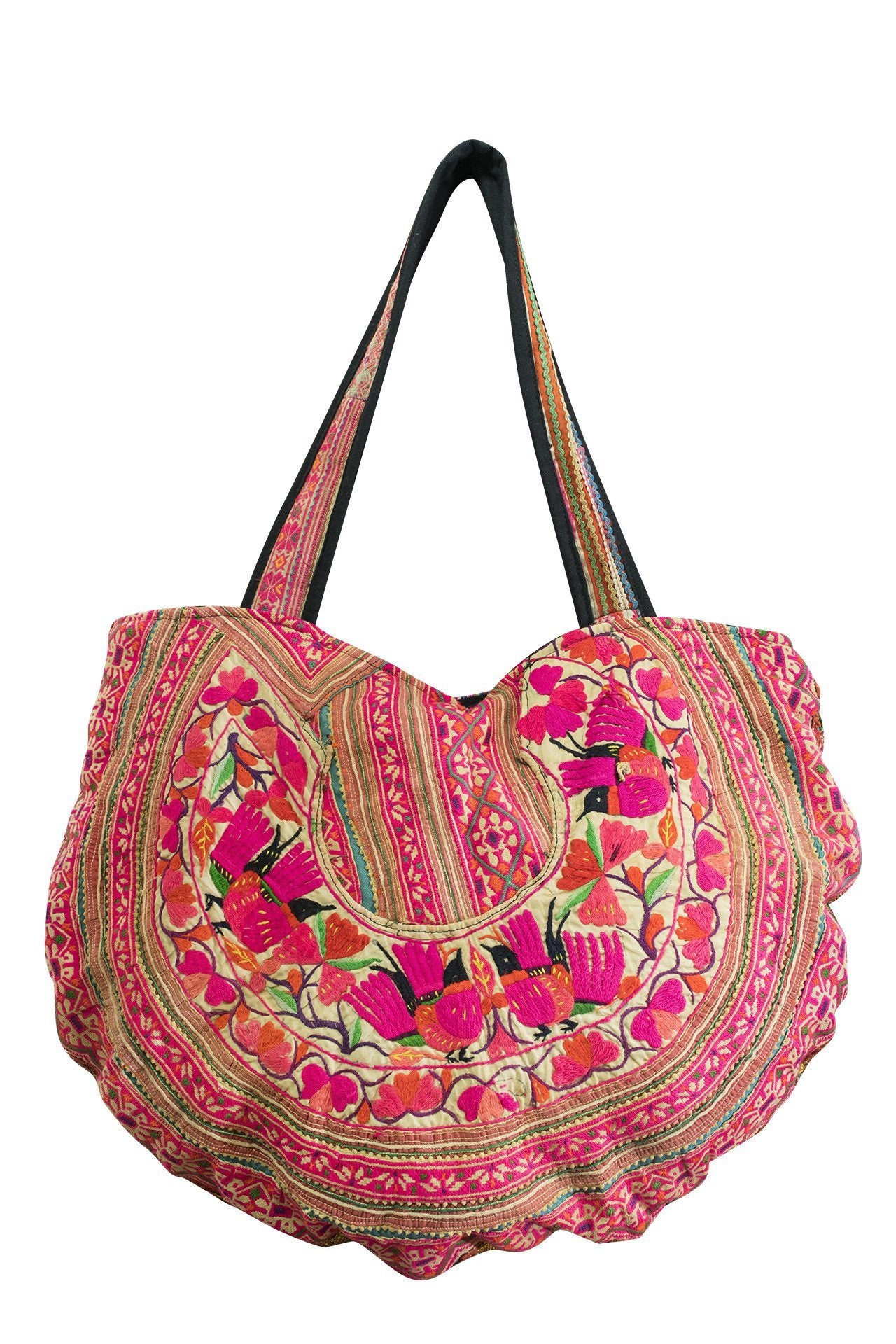 Hill tribe Vintage Collar handmade handbag (SA) - CCCollections