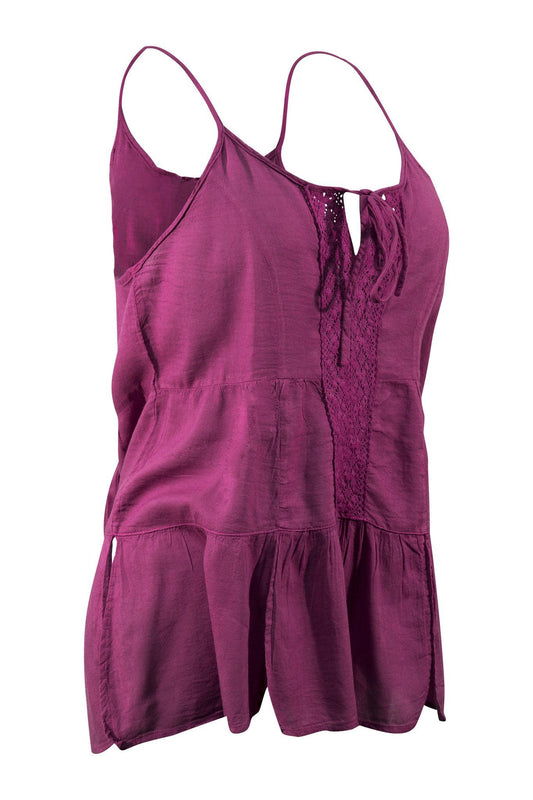 Cotton Camisole Strap Top C Bow Tie - CCCollections