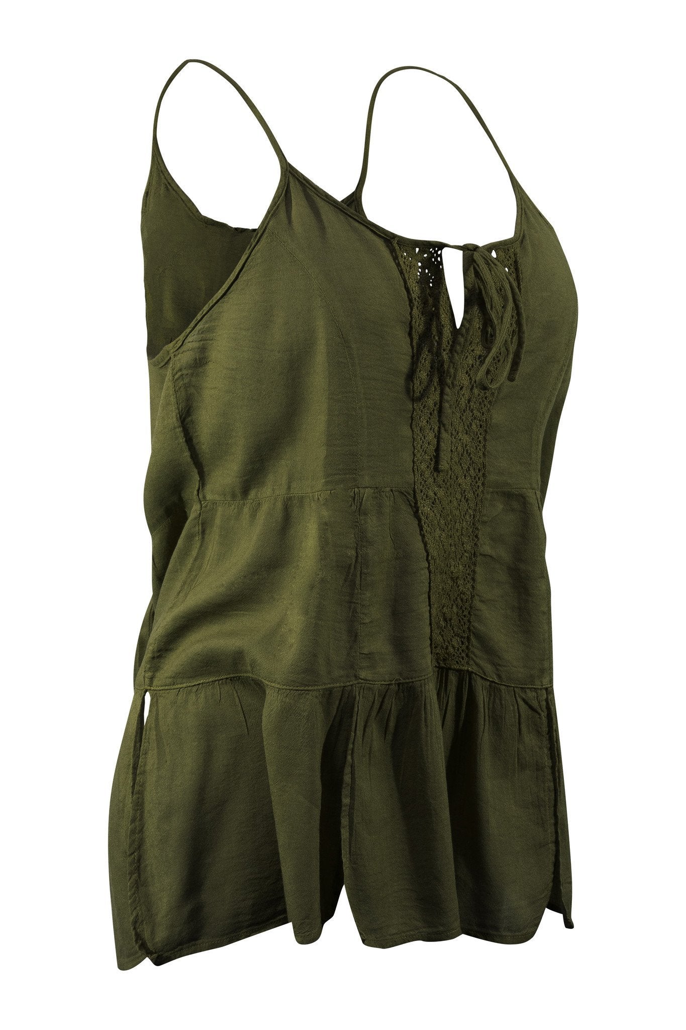 Cotton Camisole Strap Top C Bow Tie - CCCollections