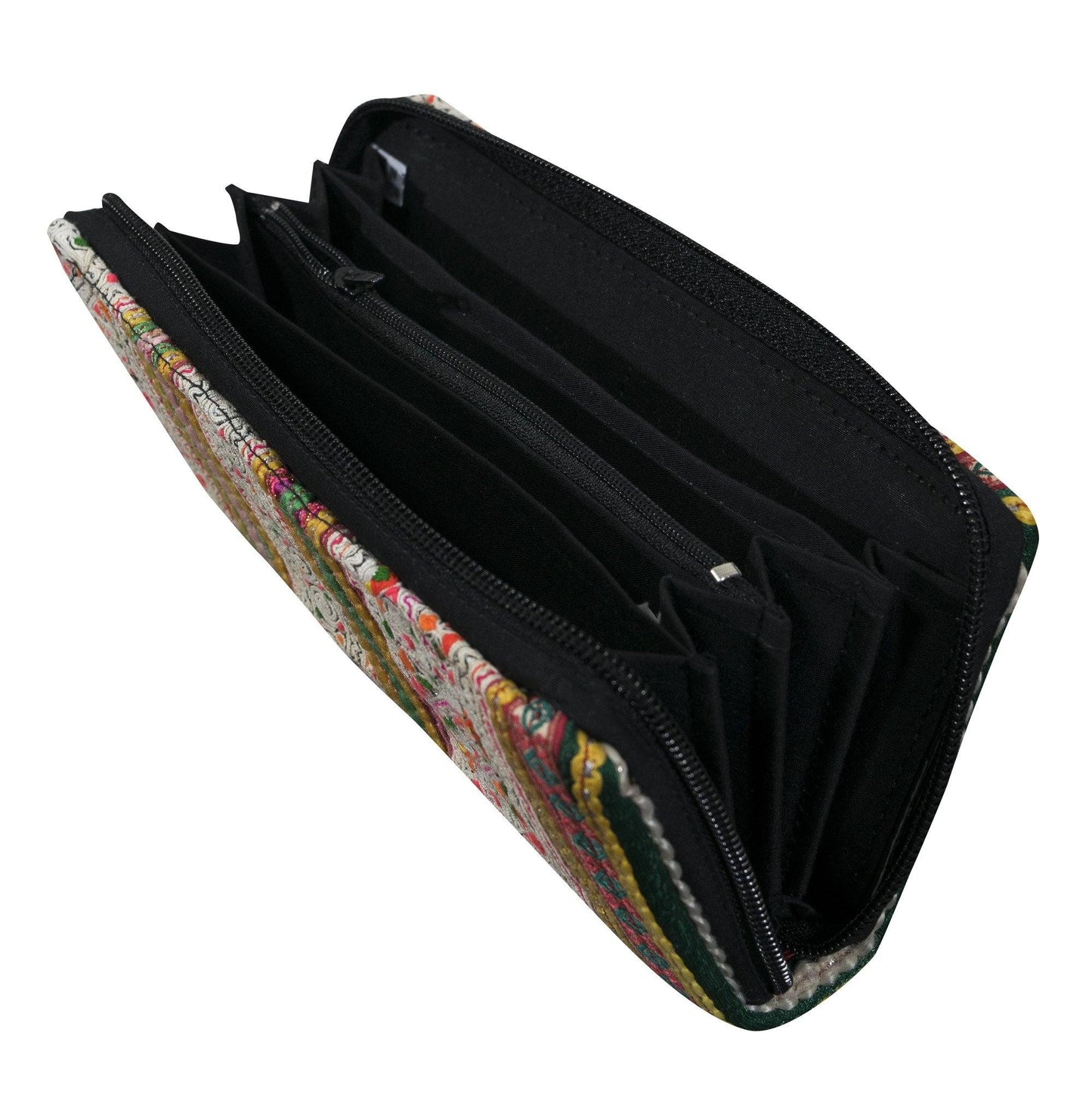 Handmade Hill Tribe Tribal Long Wallet Bag Purse - CCCollections