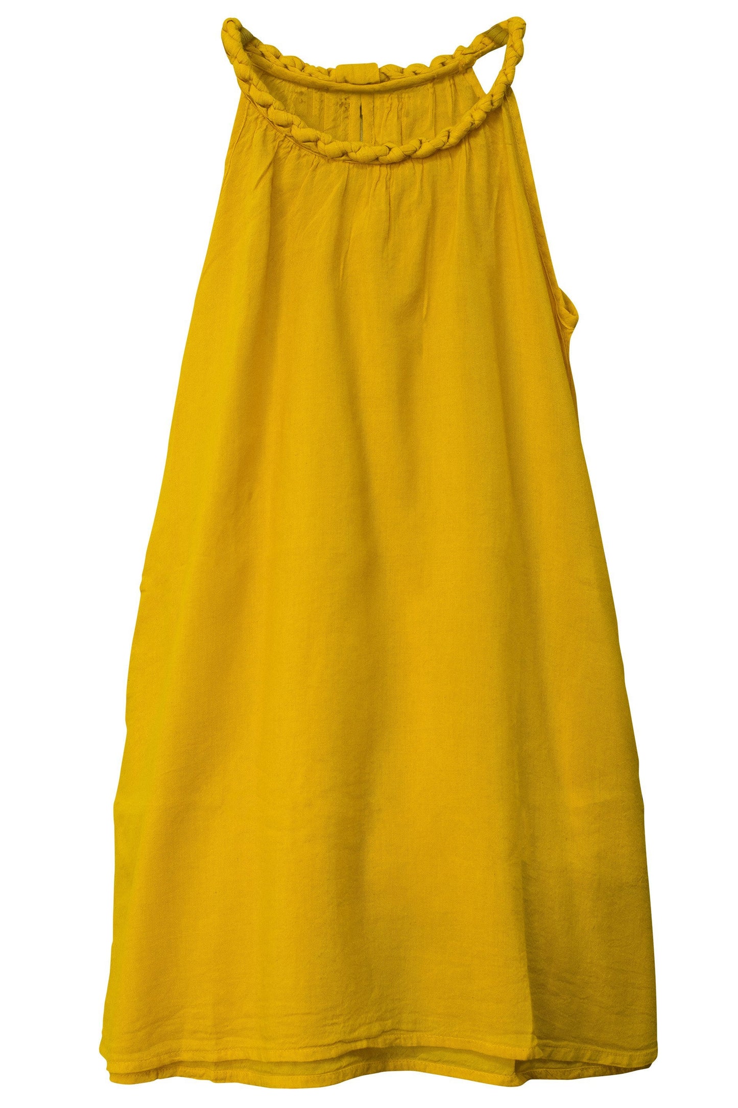 Kids Girl Strap Plait knee Dress Boat Neck 2 Years - CCCollections