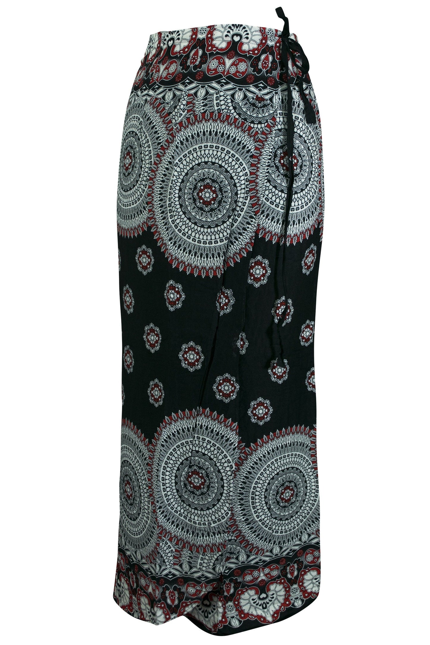 Wrap Sarong Skirt Mandala Flower print - CCCollections
