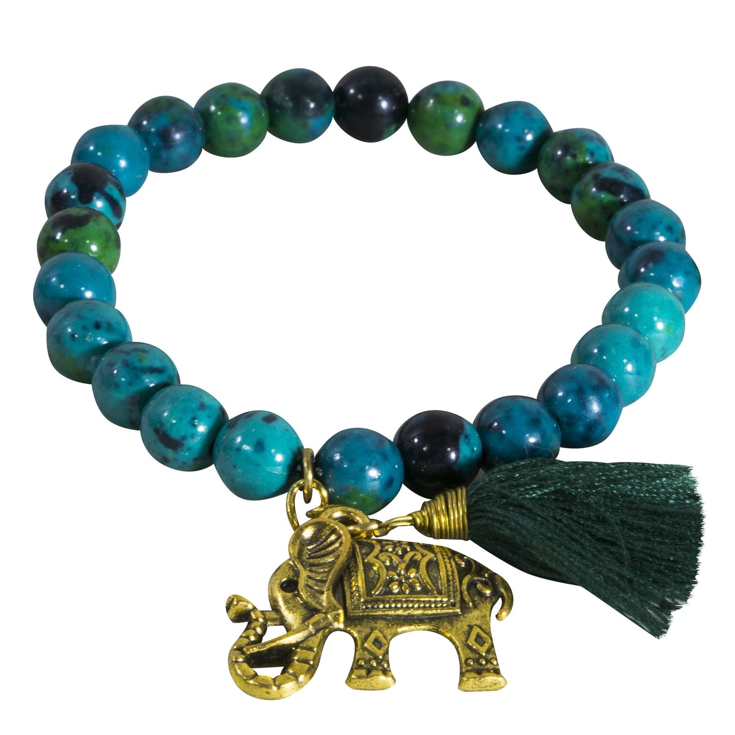 Bracelet Single Beaded Pom Elephant Jewellery - CCCollections