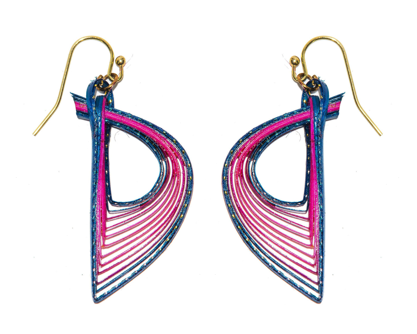 Handmade Bamboo Earring Bass Fashion 10 design each design in 3 colour - CCCollections