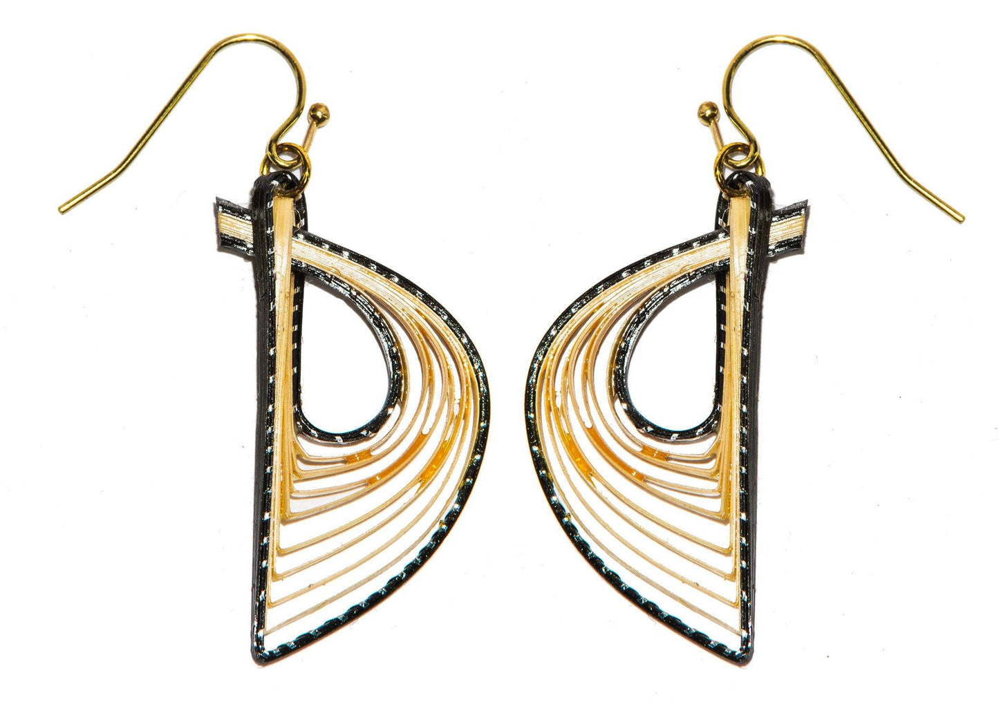 Handmade Bamboo Earring Bass Fashion 10 design each design in 3 colour - CCCollections