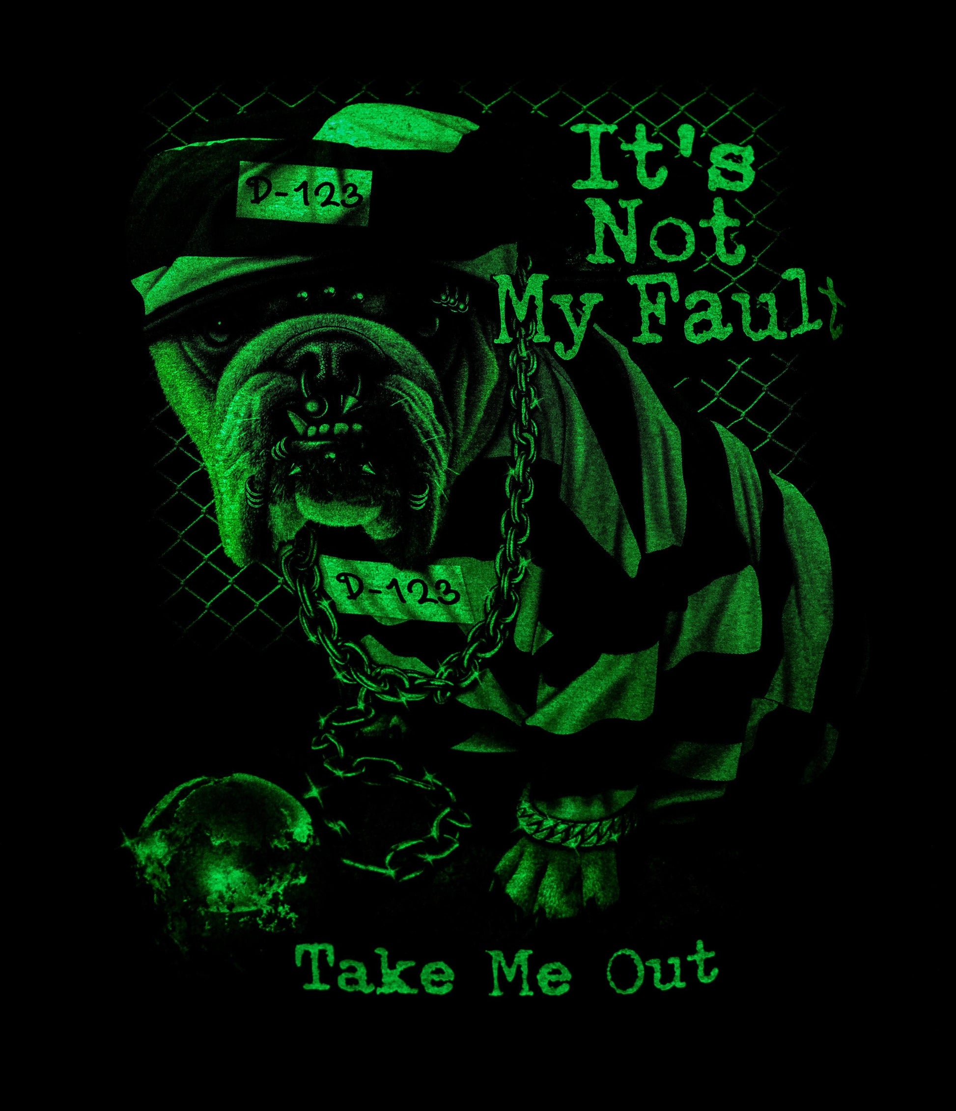 T-shirt 3D GLOW IN DARK HIGH QUALITY animal Printed unisex Tees - CCCollections