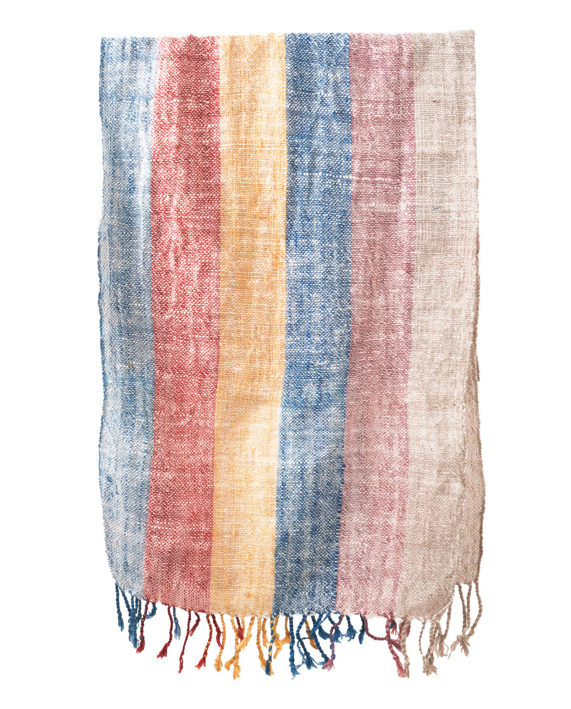 Natural Dyed Handspun Handwoven Cotton Scarf & Shawls - CCCollections