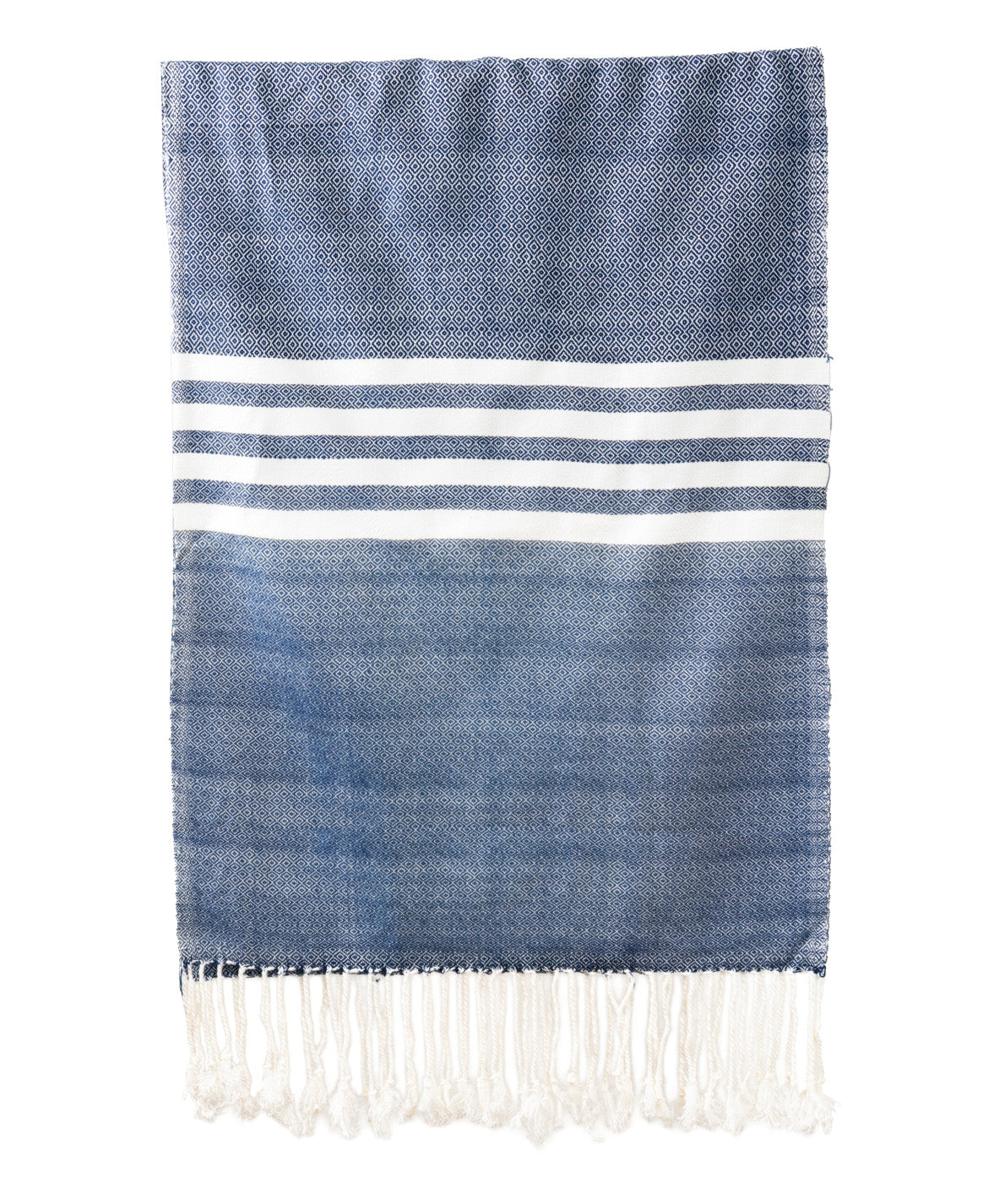Natural Dyed Indigo Handwoven Cotton Scarf - CCCollections
