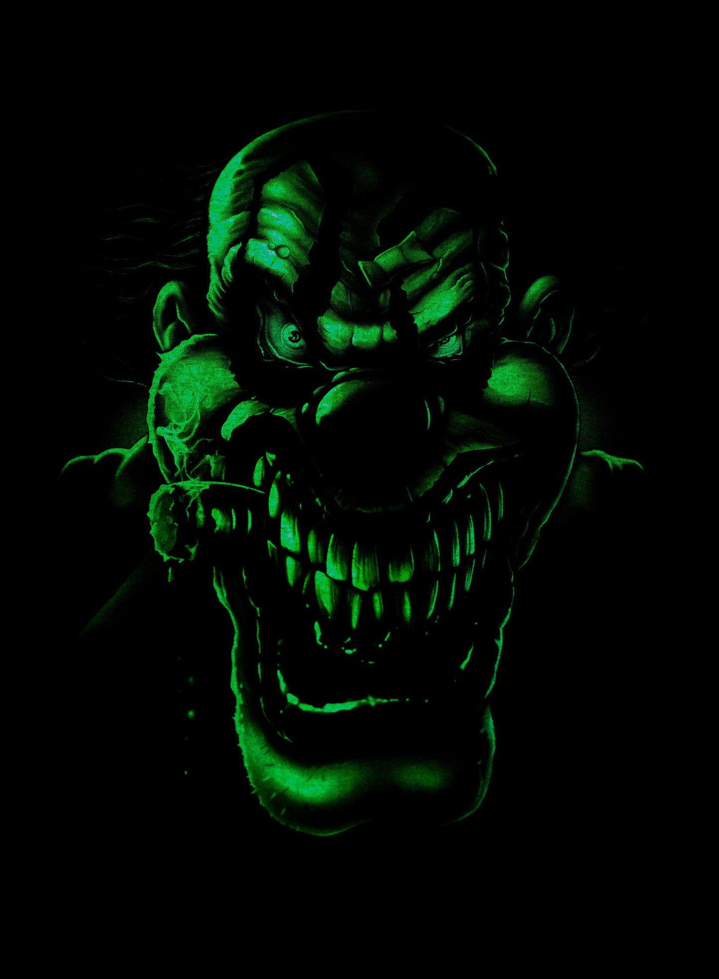 T-shirt 3D GLOW IN DARK HIGH QUALITY animal Printed unisex Tees - CCCollections