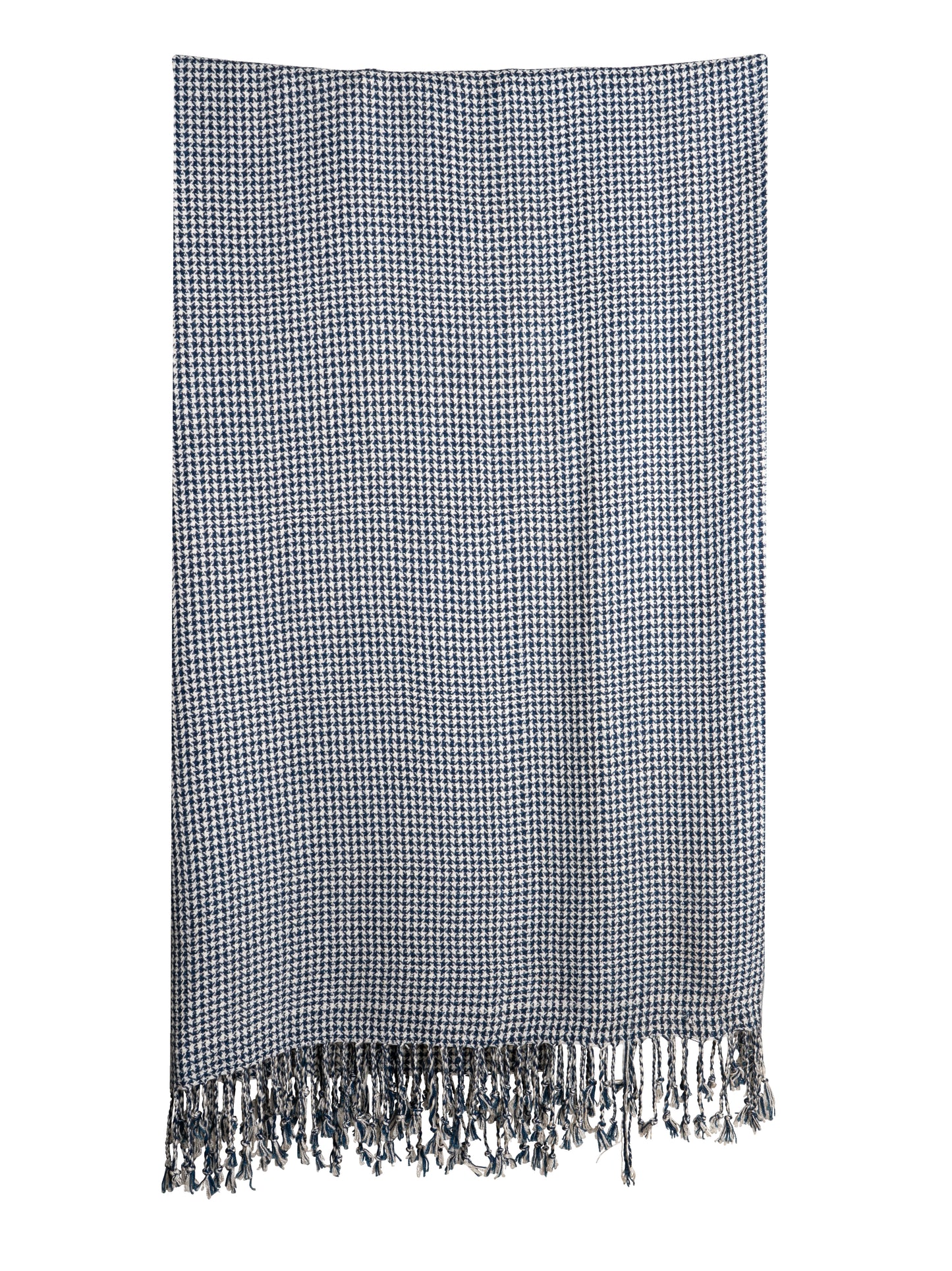 Natural Dyed Indigo Handwoven Cotton Scarf - CCCollections
