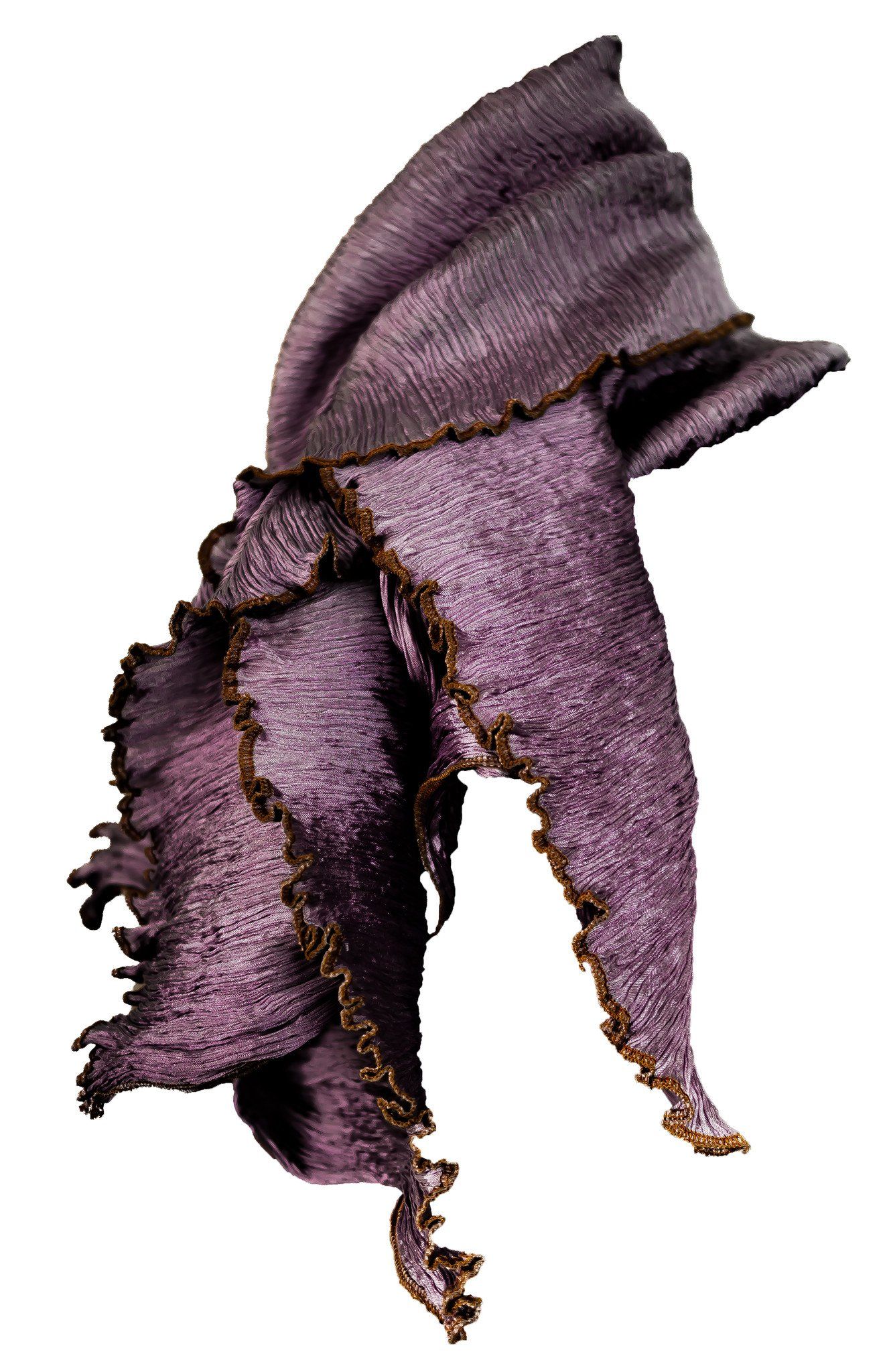 Pure Silk Pleated Stole / Shawl Wrap - CCCollections