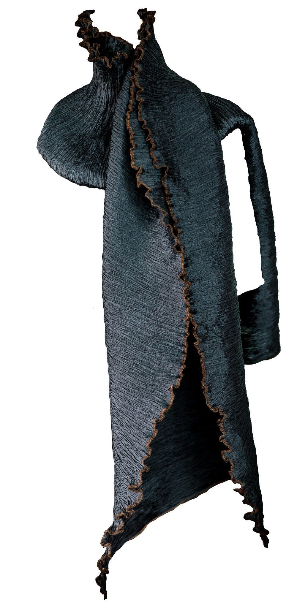 Pure Silk Pleated Stole / Shawl Wrap - CCCollections