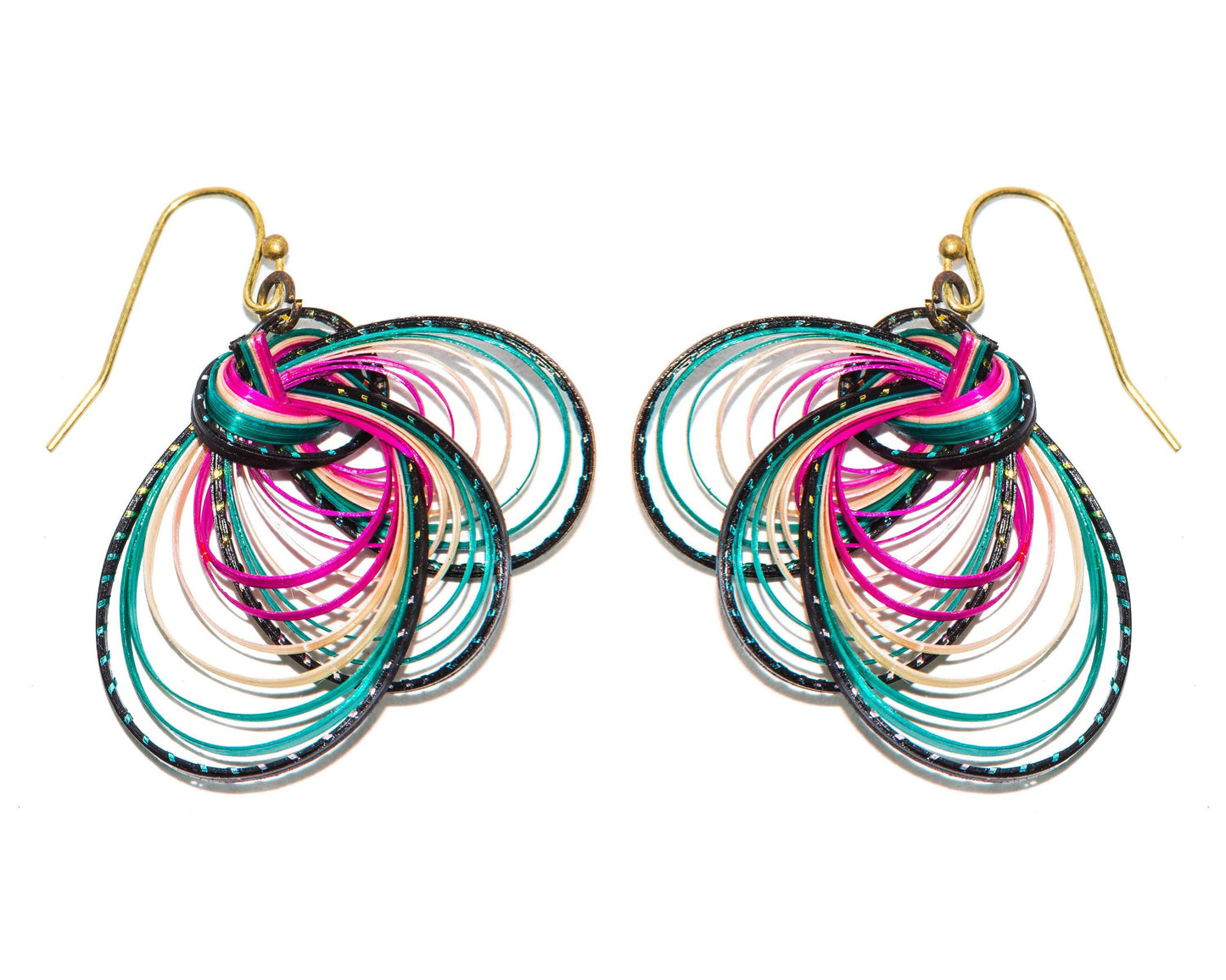 Handmade Bamboo Earring Bass Fashion 10 design each design in 3 colour - CCCollections