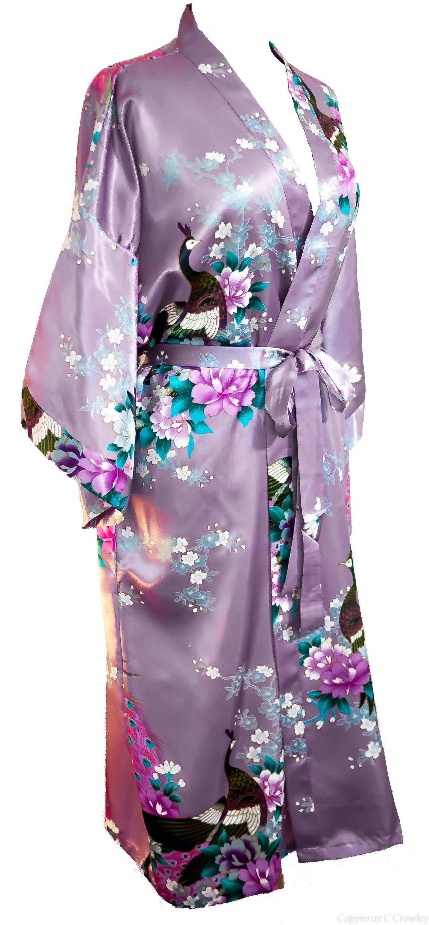 Kimono Robe Peacock - Lightweight Women's Robe | Indulge in Affordable Luxury - CCCollections