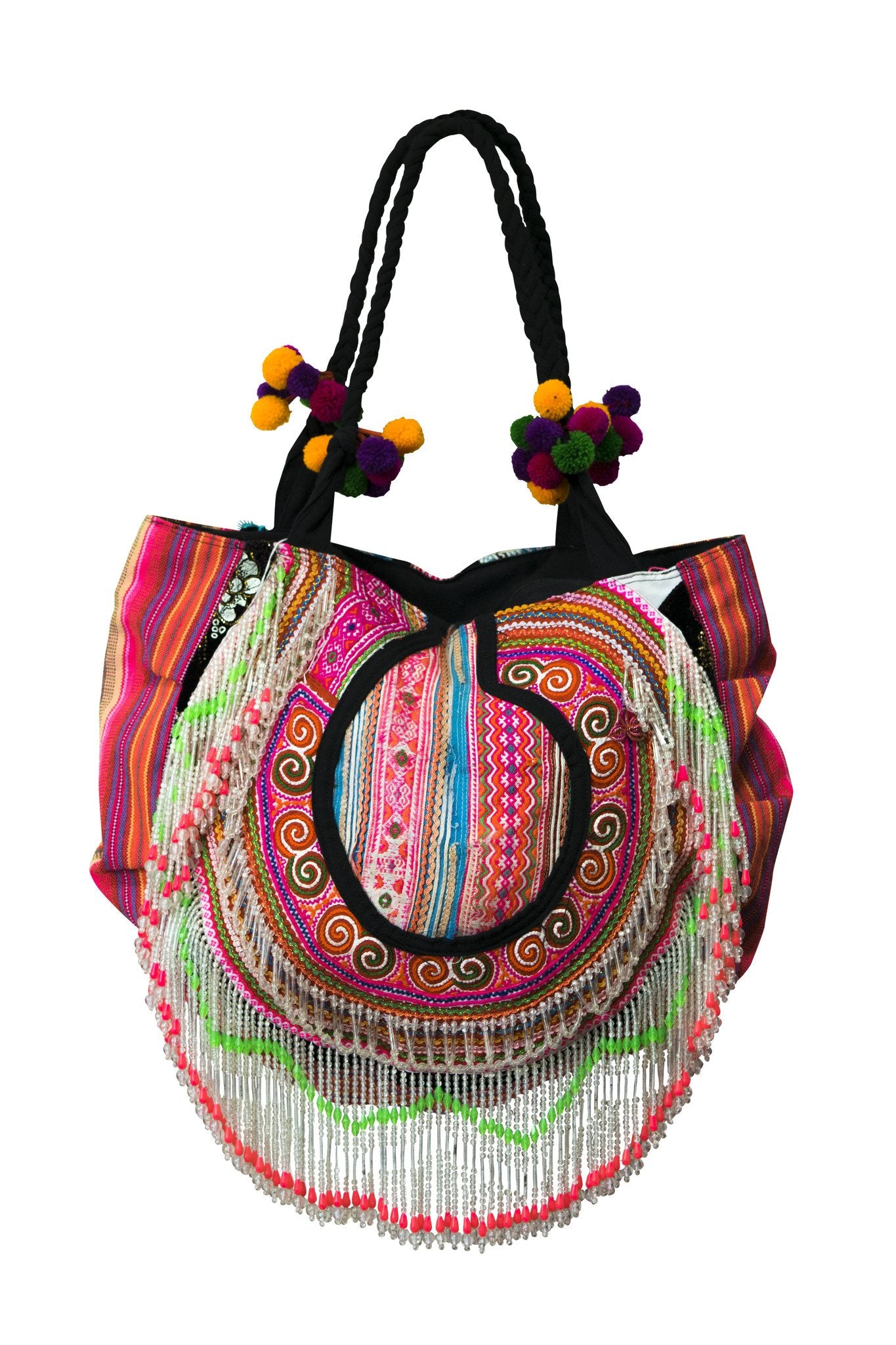 Hill tribe Vintage Collar handmade handbag (SA) - CCCollections