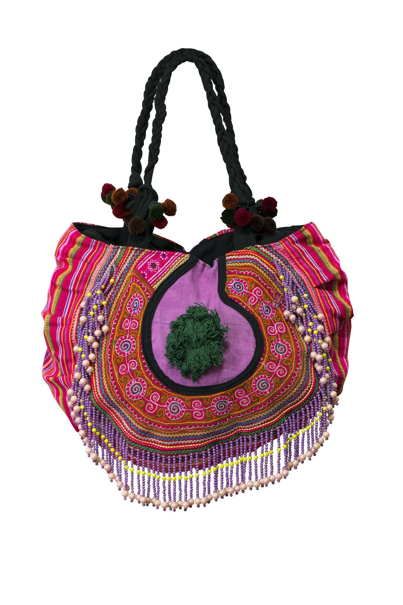 Hill tribe Vintage Collar handmade handbag (SA) - CCCollections