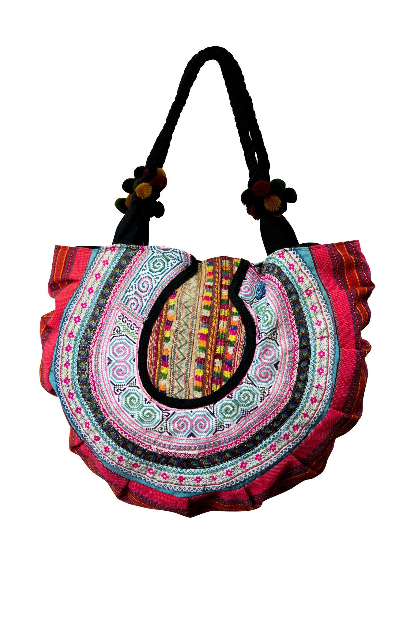 Hill tribe Vintage Collar handmade handbag (SA) - CCCollections