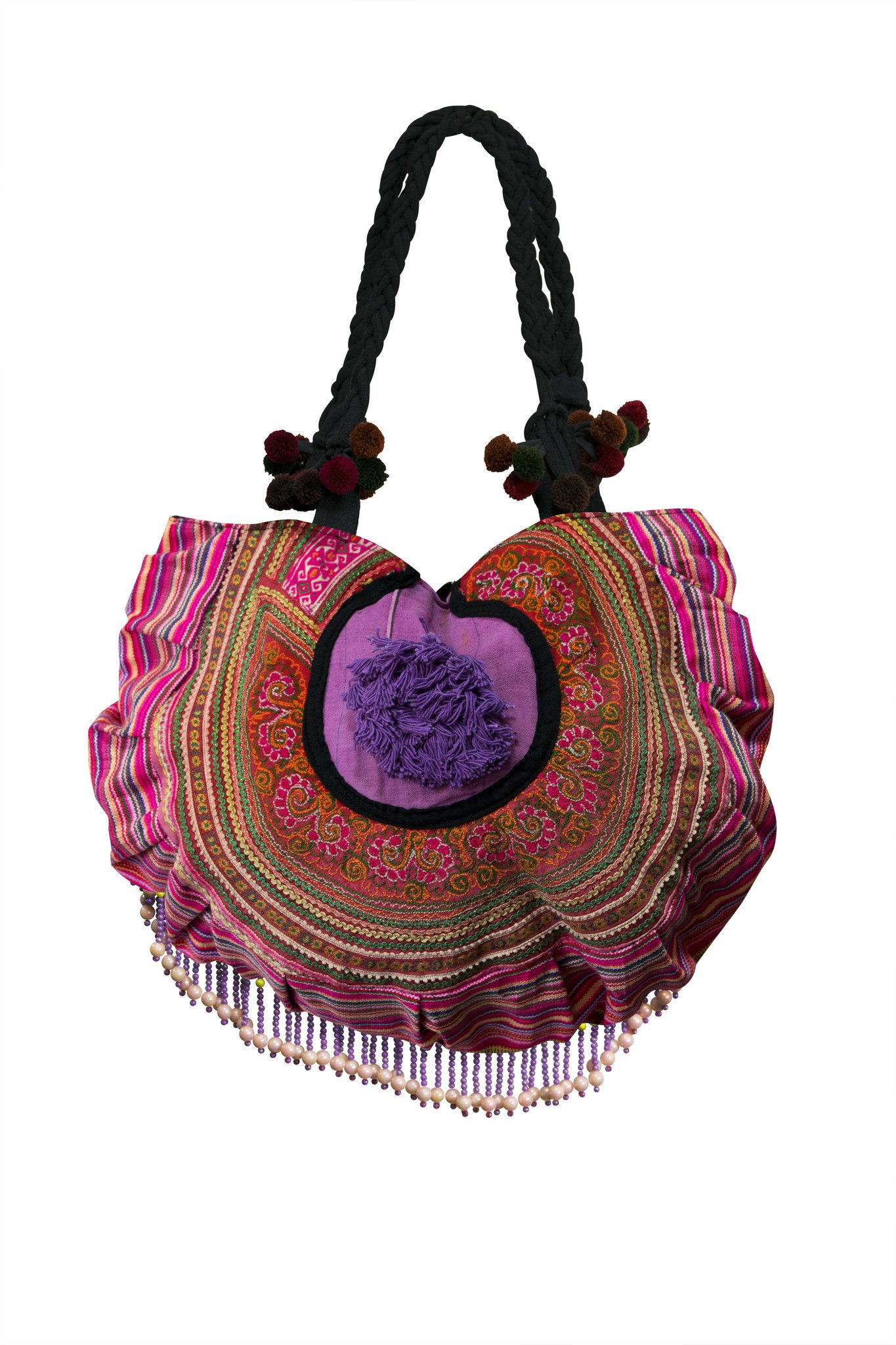 Hill tribe Vintage Collar handmade handbag (SA) - CCCollections