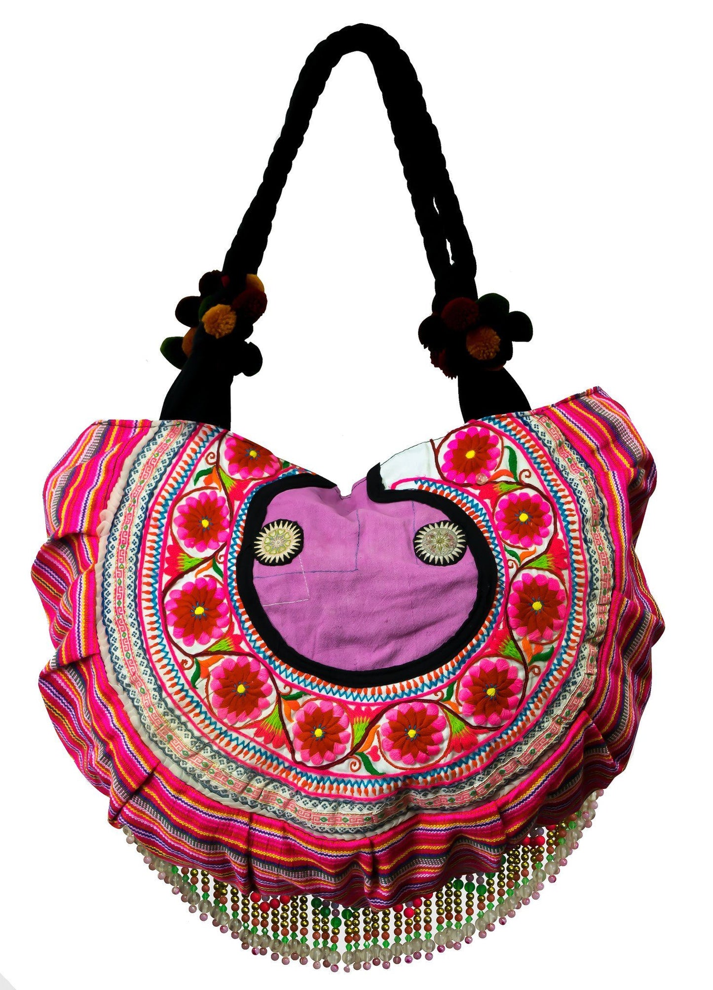 Hill tribe Vintage Collar handmade handbag (SA) - CCCollections