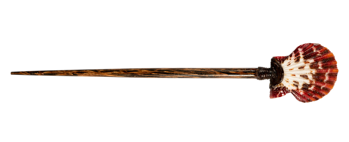 Handmade Wooden Hair Pins with Shell Pearl many design - CCCollections
