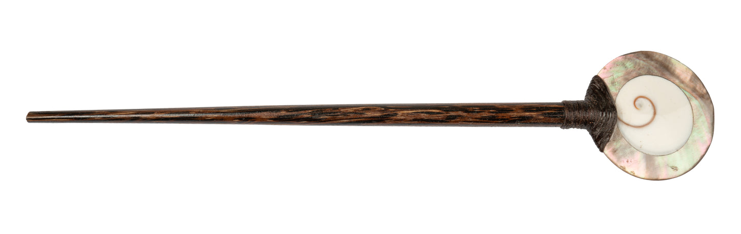 Handmade Wooden Hair Pins with Shell Pearl many design - CCCollections
