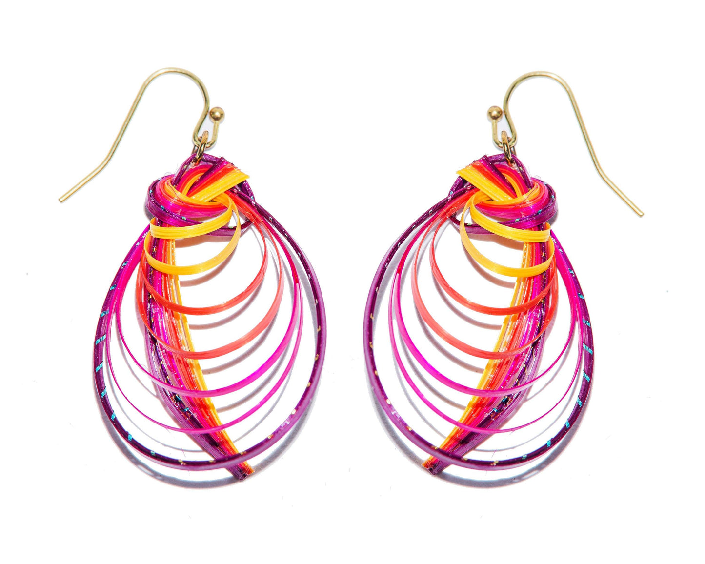 Handmade Bamboo Earring Bass Fashion 10 design each design in 3 colour - CCCollections