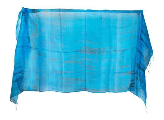 Natural Dyed Thai Silk Handwoven Scarf & Shawl - CCCollections