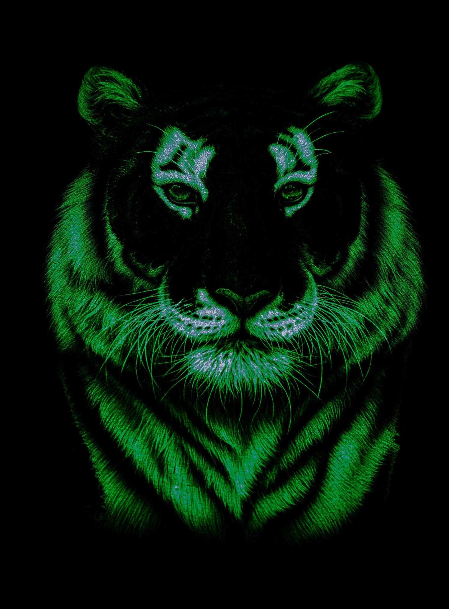 T-shirt 3D GLOW IN DARK HIGH QUALITY animal Printed unisex Tees - CCCollections