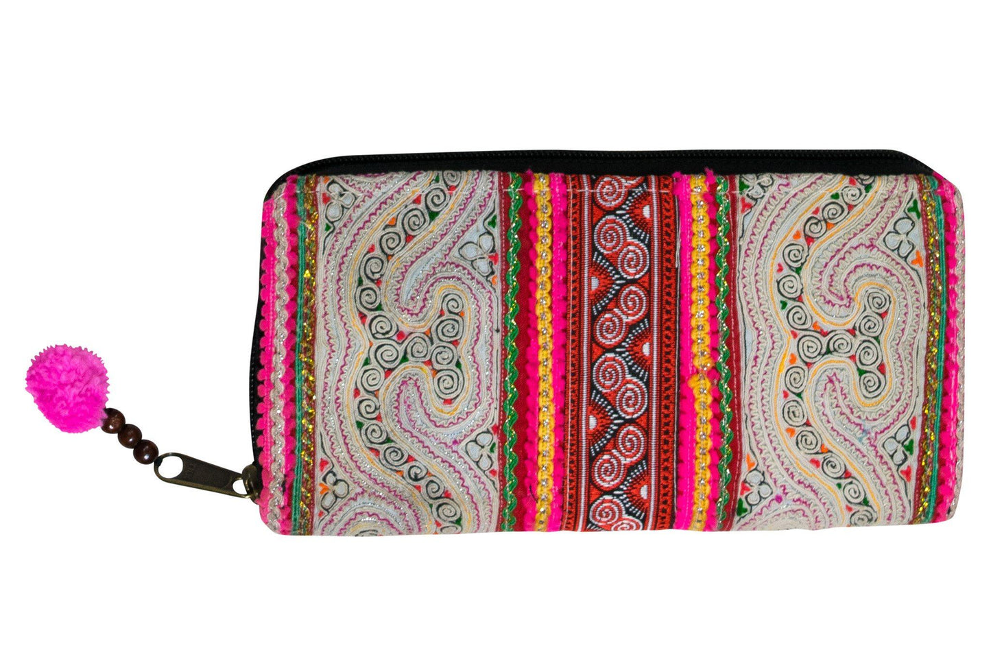 Handmade Hill Tribe Tribal Long Wallet Bag Purse - CCCollections