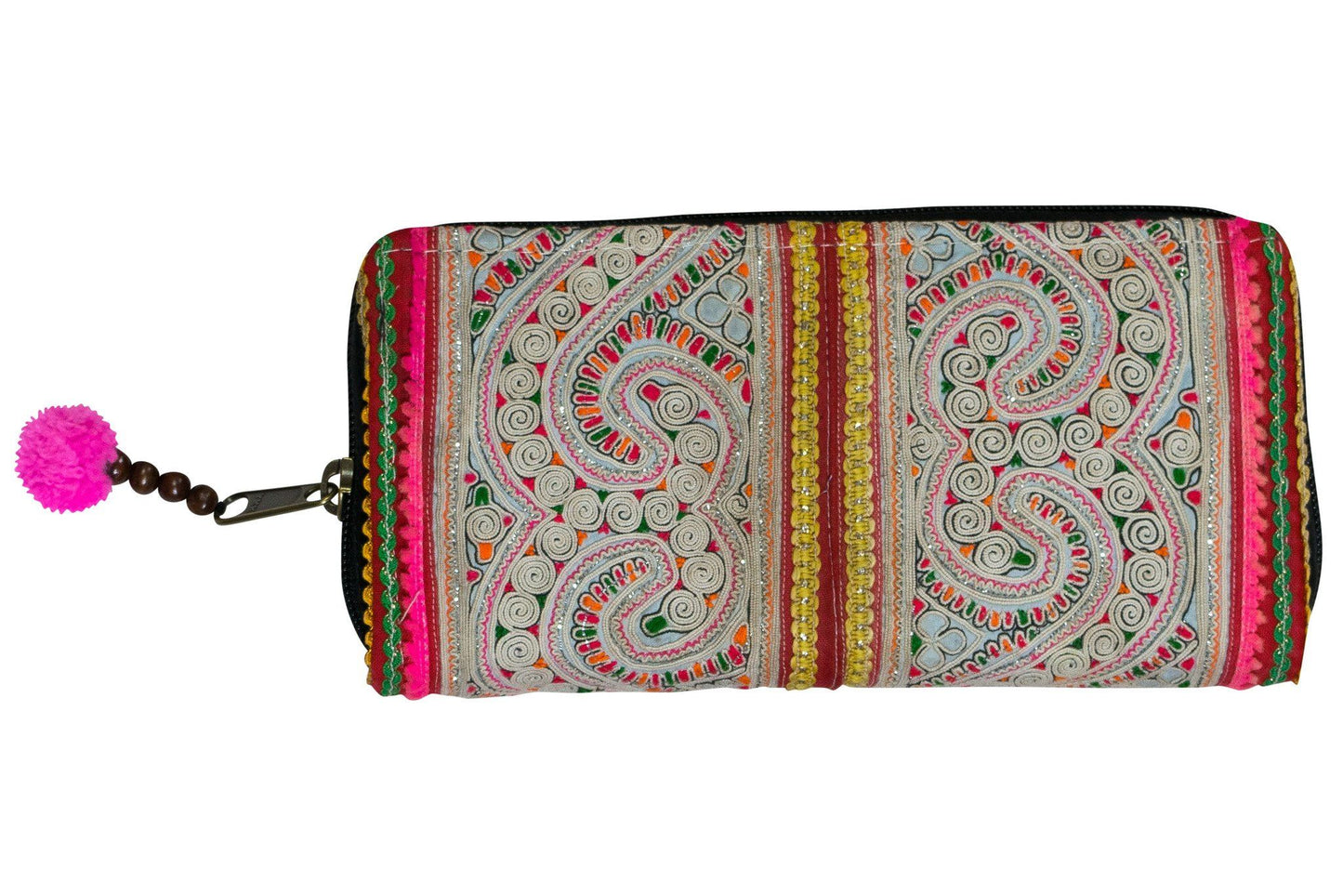 Handmade Hill Tribe Tribal Long Wallet Bag Purse - CCCollections