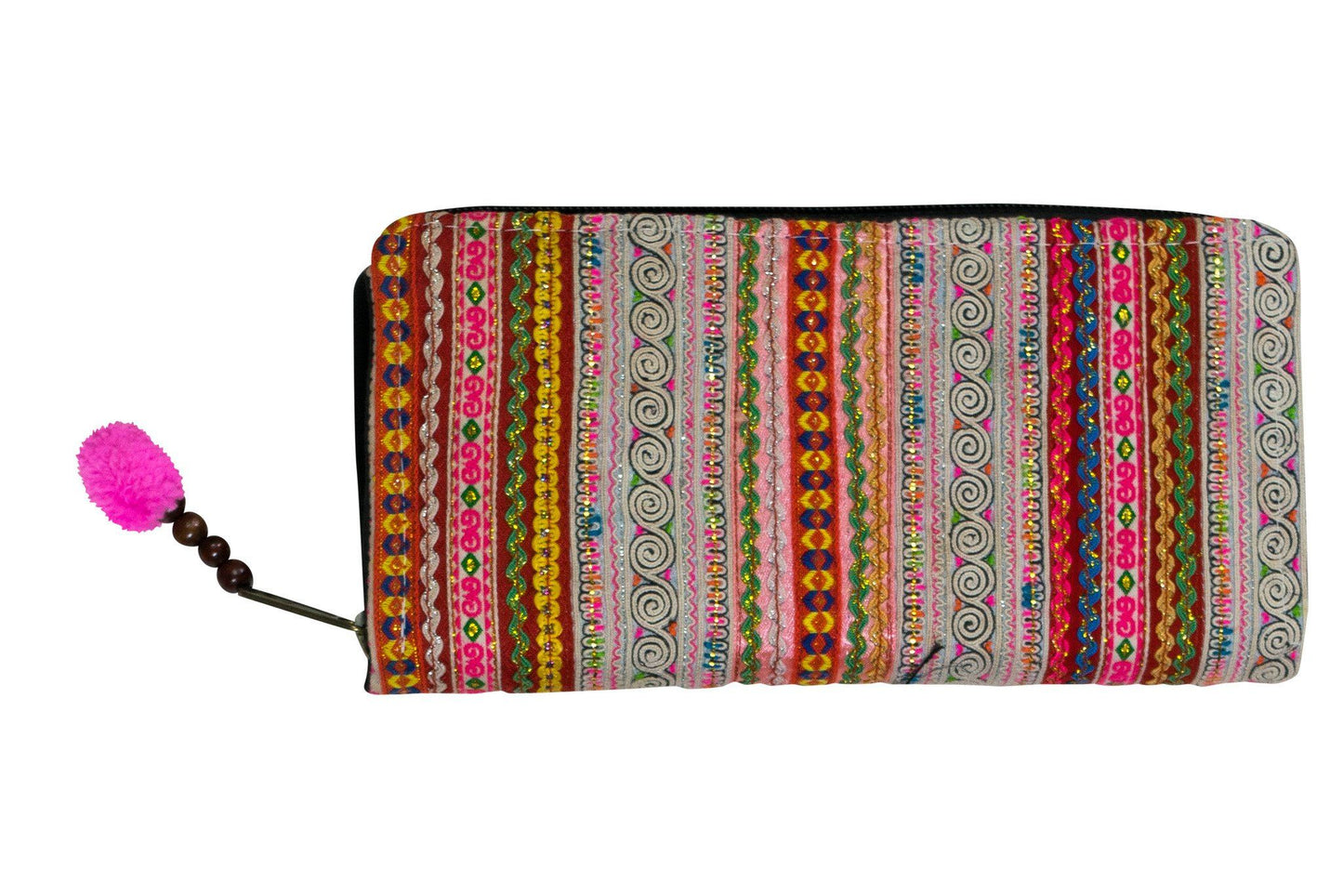 Handmade Hill Tribe Tribal Long Wallet Bag Purse - CCCollections