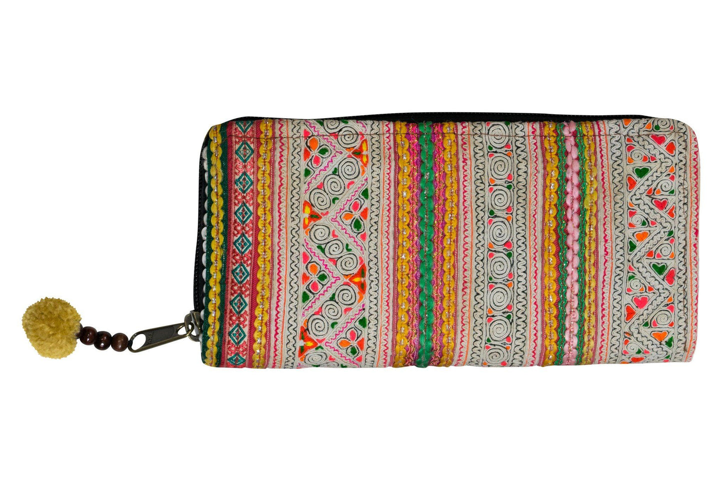 Handmade Hill Tribe Tribal Long Wallet Bag Purse - CCCollections