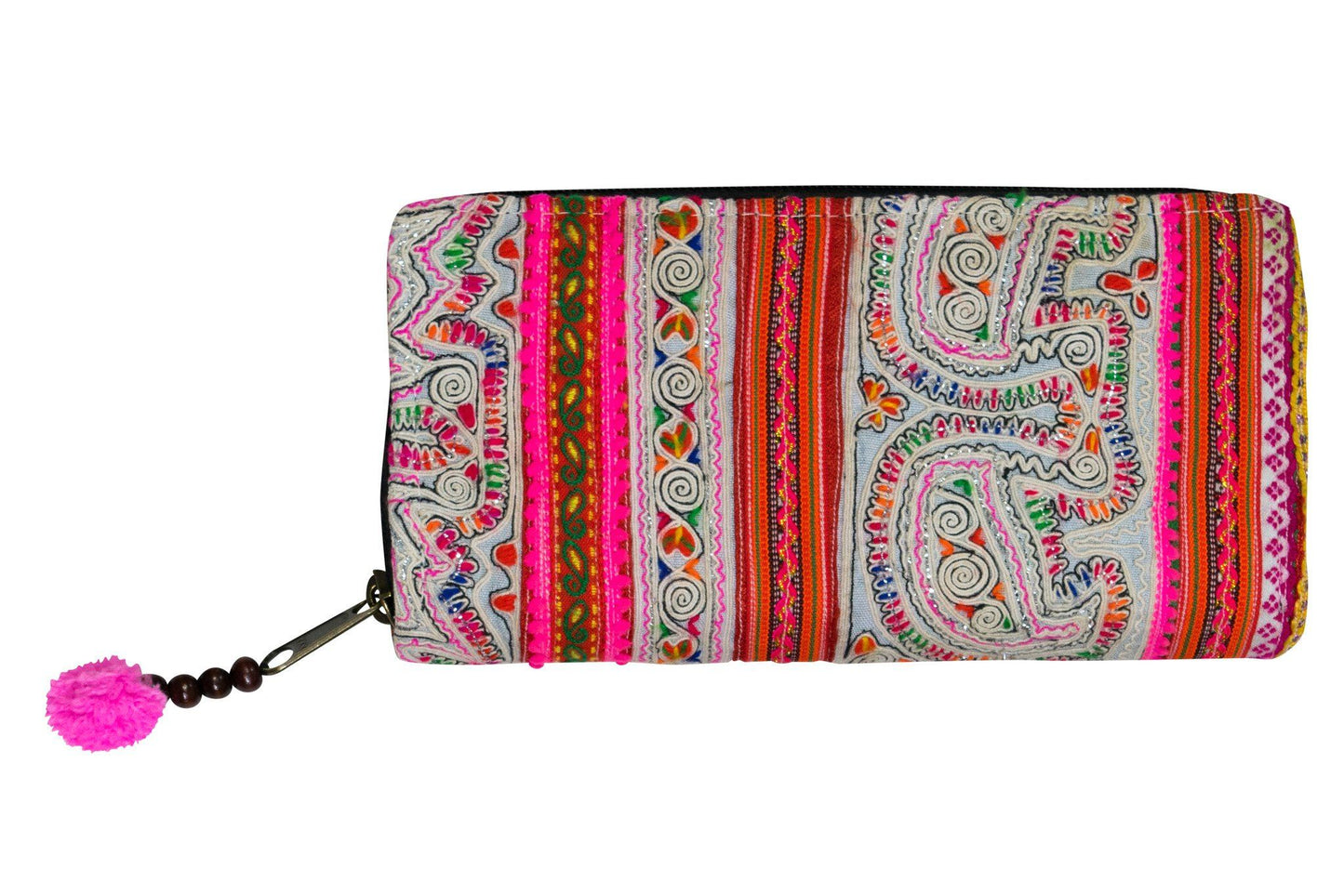 Handmade Hill Tribe Tribal Long Wallet Bag Purse - CCCollections