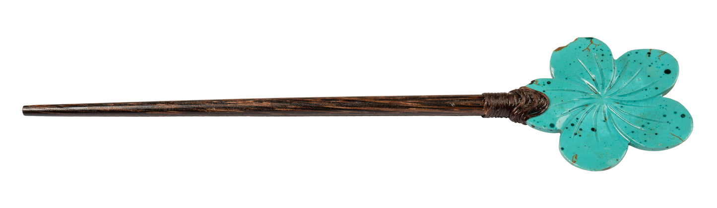 Handmade Wooden Hair Pins with Shell Pearl many design - CCCollections
