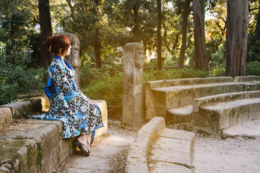 Ladies silk kimono stylish wrap for modern women fashion