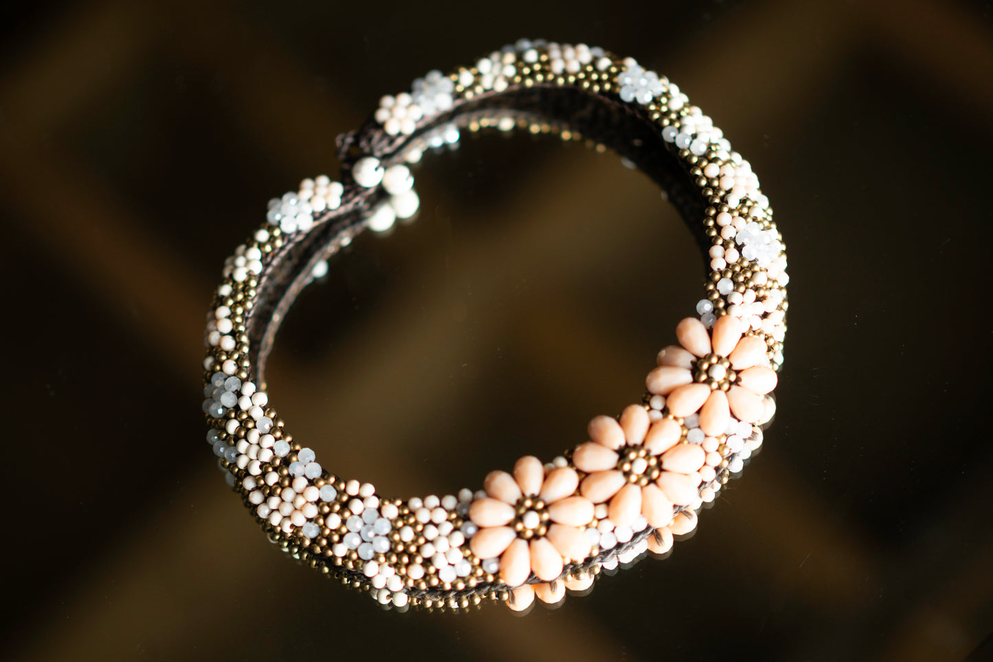 Tribal Large Necklaces Large statement ethnic stone necklace for women